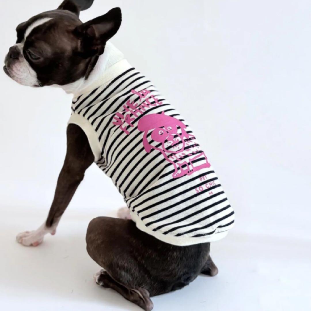 新品　PETSOCHIC MARINE STRIPE TANK TOP DS