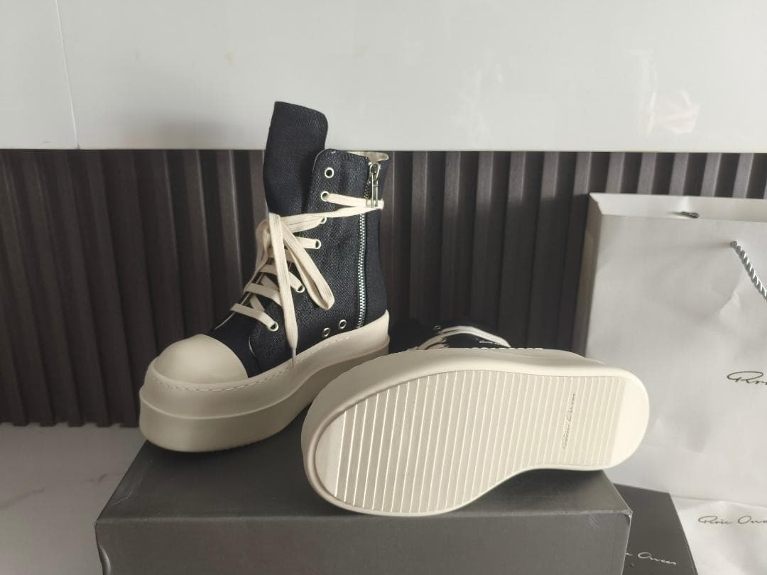 Rick Owens DRKSHDW MEGA BUMPER厚底スニーカー星刺繍