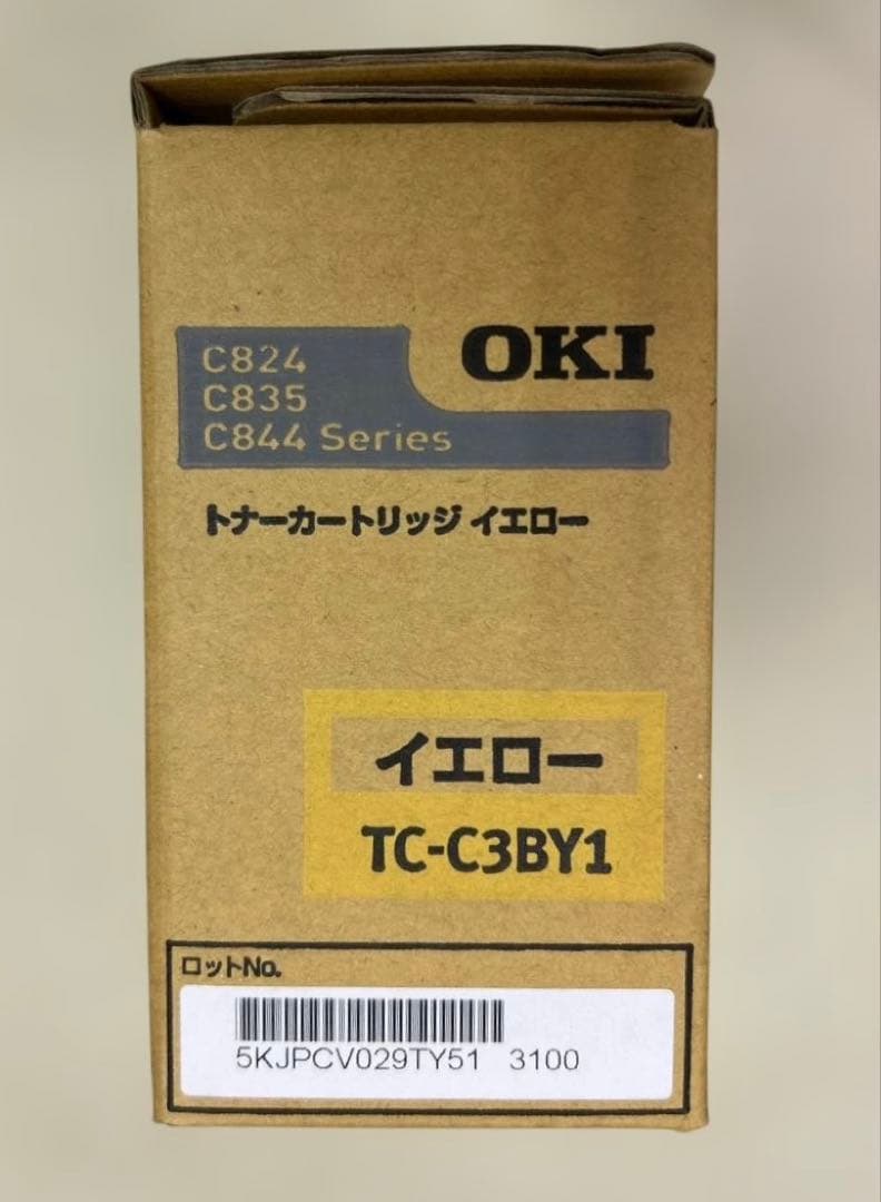 OKI 純正トナーカートリッジ TC-C3BY1　イエロー