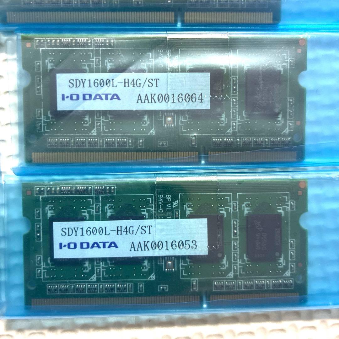 新品IODATAノート用メモリSDY1600L 4GB×10枚セット#K