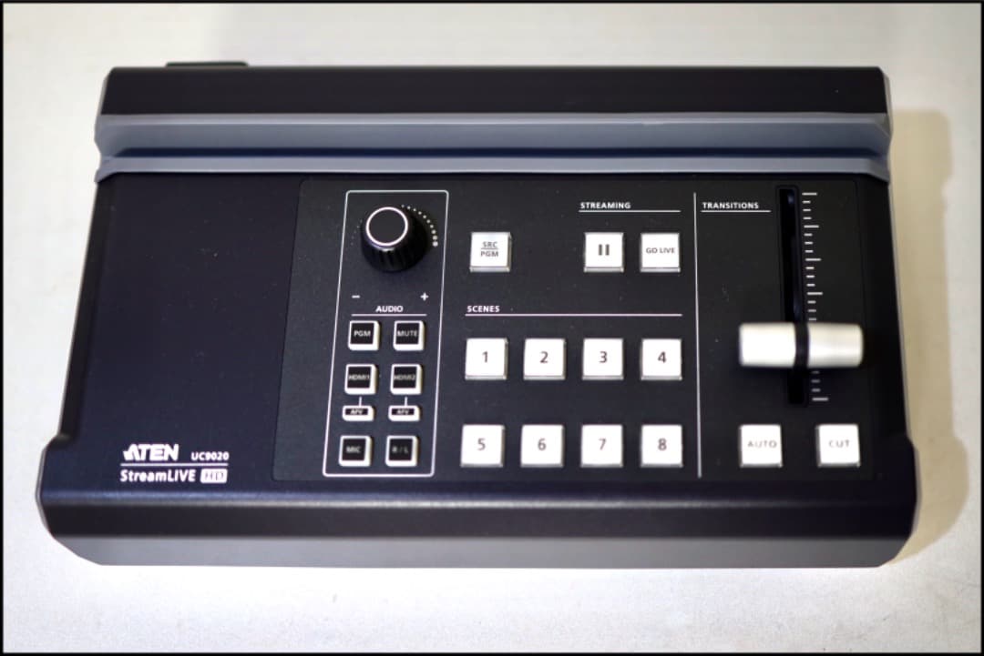 ライブ配信用 ATEN ポータブルライブストリーミングAVミキサー UC9020