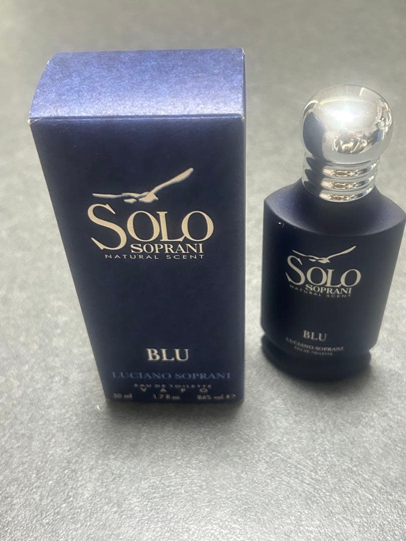 美品✨️レア✨️ルチアーノソプラーニ ソロブルーオードトワレ50ml