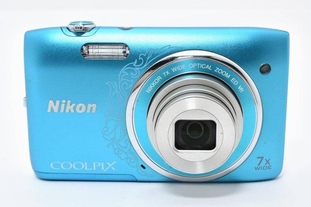 《ほぼ新品 動作OK》 Nikon COOLPIX S3500 クリスタルブルー