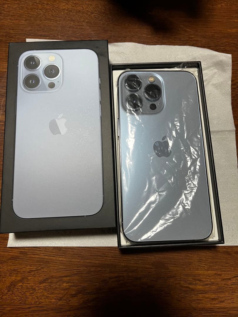 いちご様限定ジャンク美品iPhone 13 Proブルー 本体 箱付き128GB