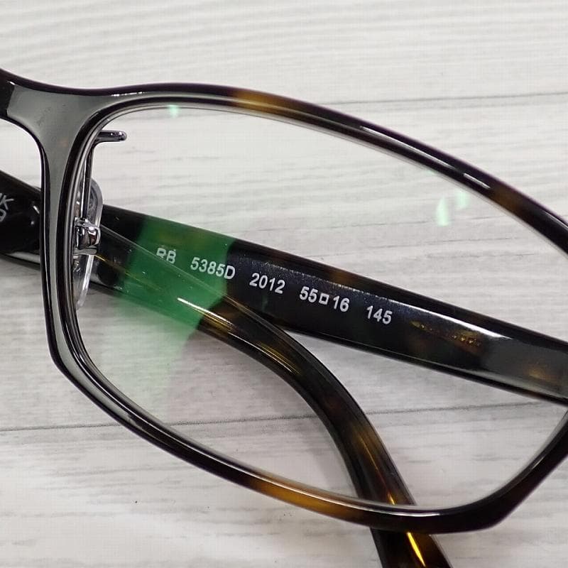 RU-5940　RAY-BAN メガネ　セルフレーム　RB5385D　度入り