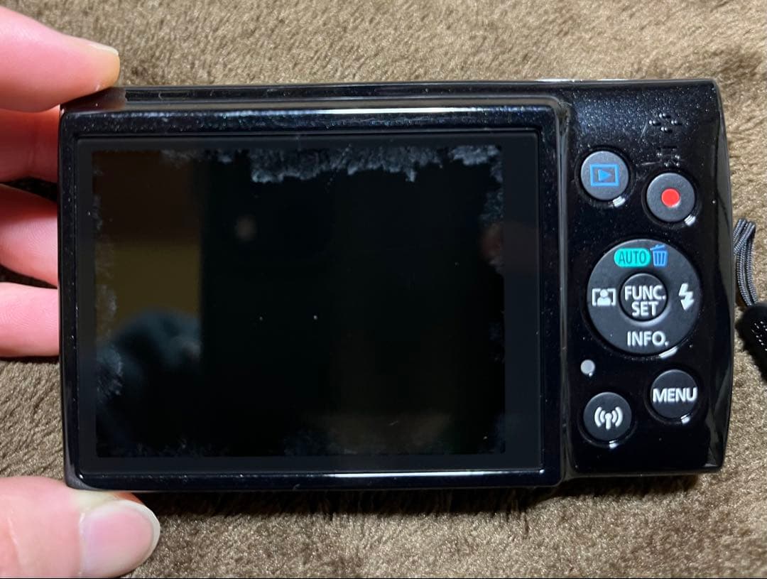 K*y様 Canon IXY 190 ブラック　動作確認済み。箱、取説、充電器、