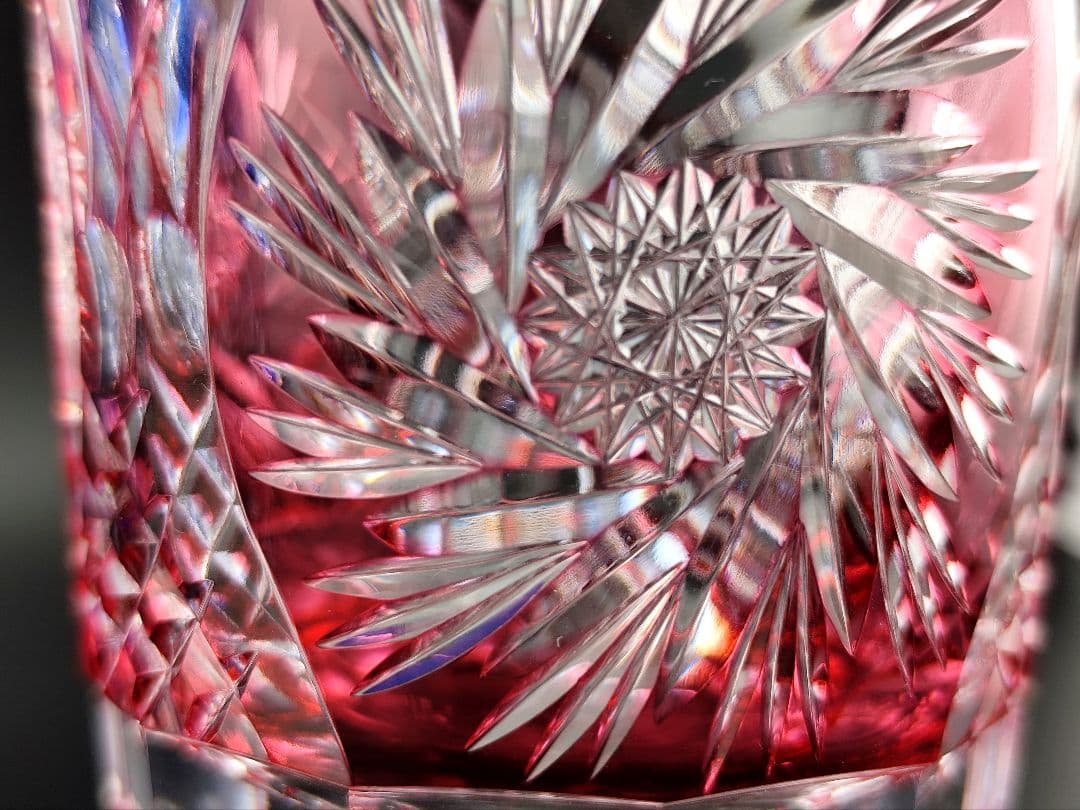 ☆超希少品☆江戸切子 須田秀石 ロックグラス（切子、江戸切子、薩摩切子）
