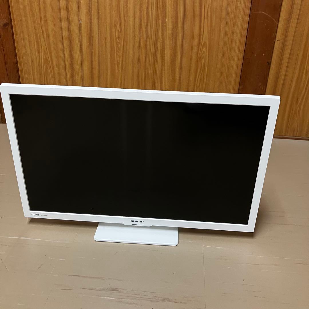シャープ 24V型 液晶テレビ AQUOS 2T-C24DE-W ホワイト