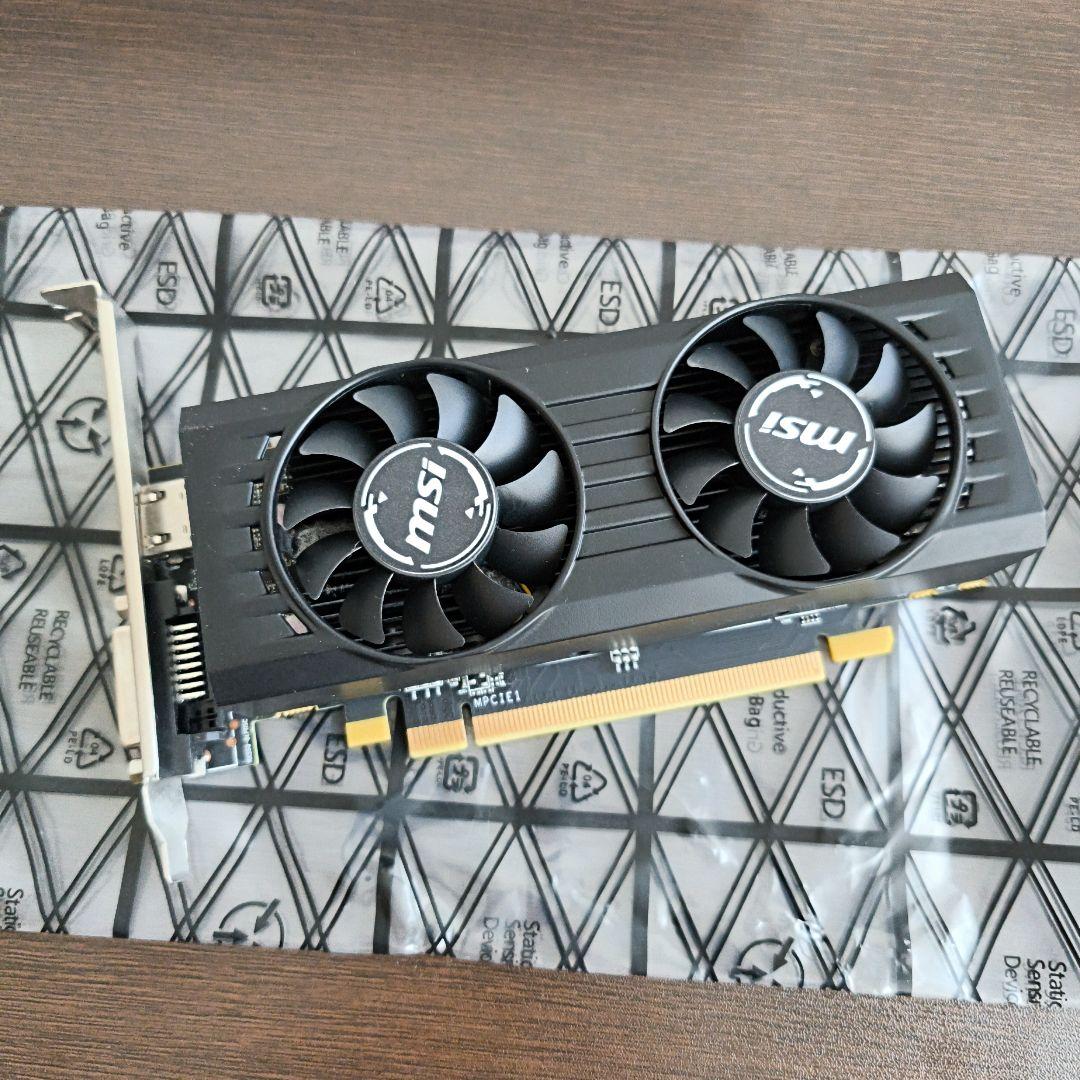 グラフィックボード・グラボ・ビデオカード MSI Radeon RX550 4GT LP OC (GDDR5 4GB)
