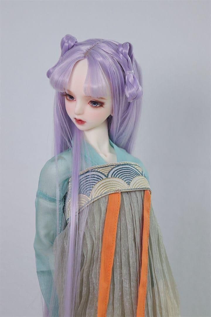 AS39 BJD 1/3 人形 ドール　用ウィッグ カツラ 耐熱 ハンドメイド