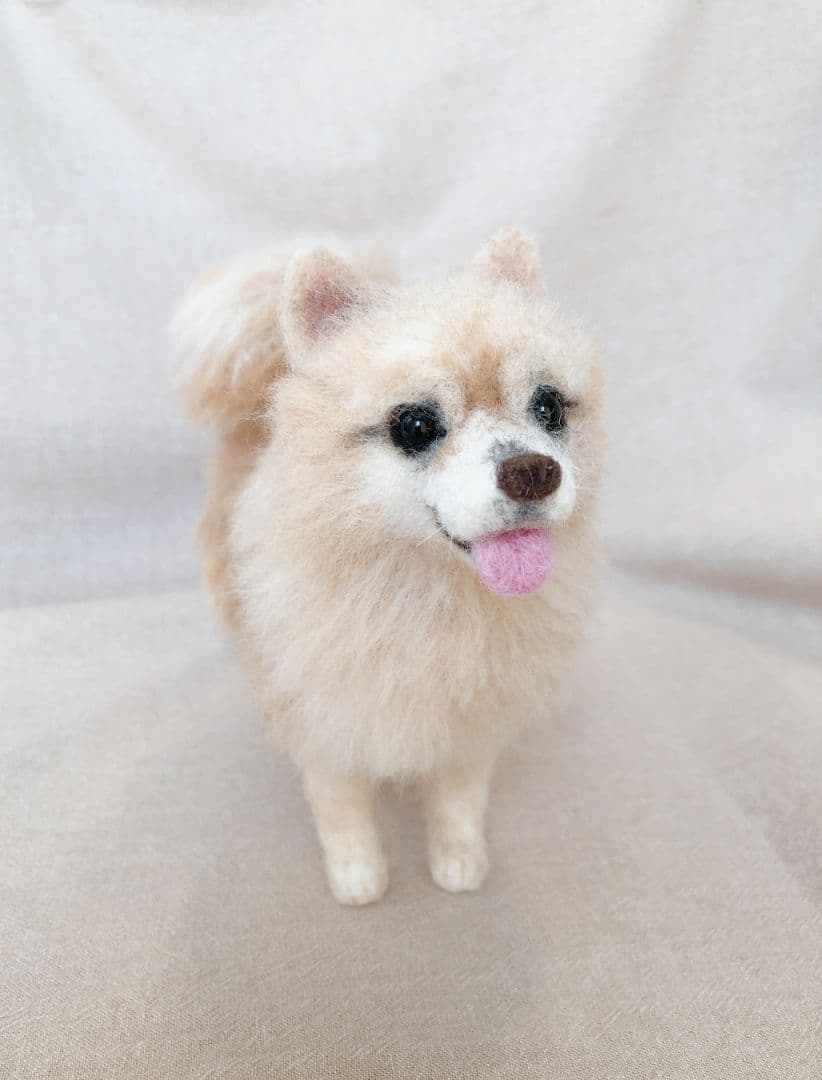 羊毛フェルト 犬 オーダー ペットロス 愛犬 そっくり Мサイズ