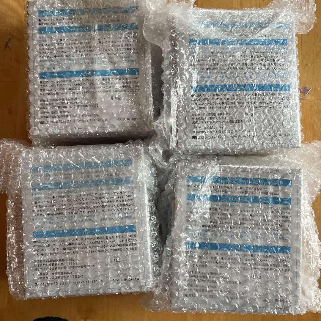 キララ炭酸ガスカートリッジ6本入り×4箱