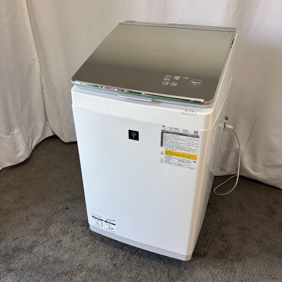266　シャープ　洗濯機　11キロ　綺麗　乾燥　分解洗浄　設置無料　中古　安い‼️