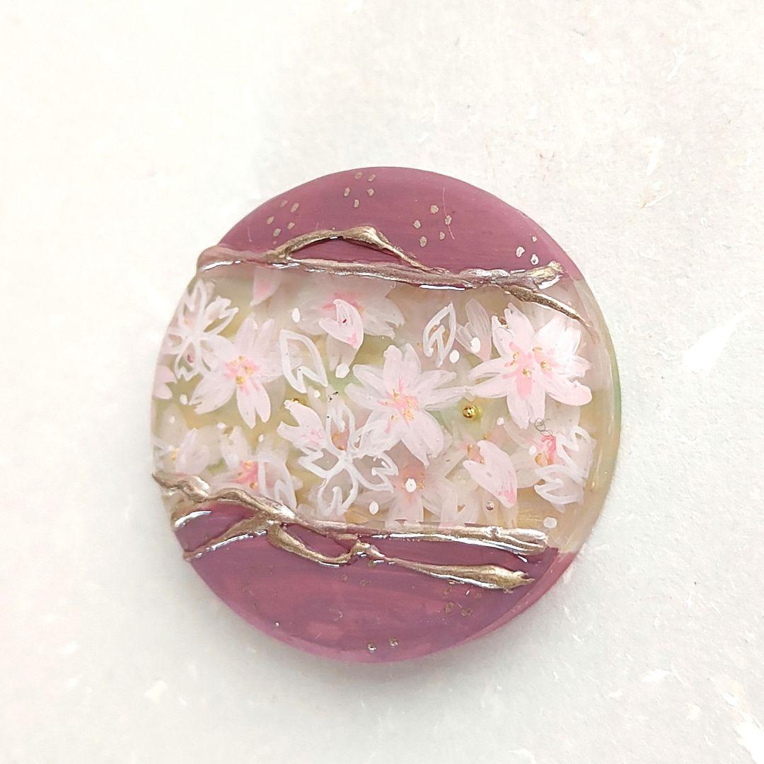 【739】ハンドメイド　レジン　ヘアゴム　ポニーフック