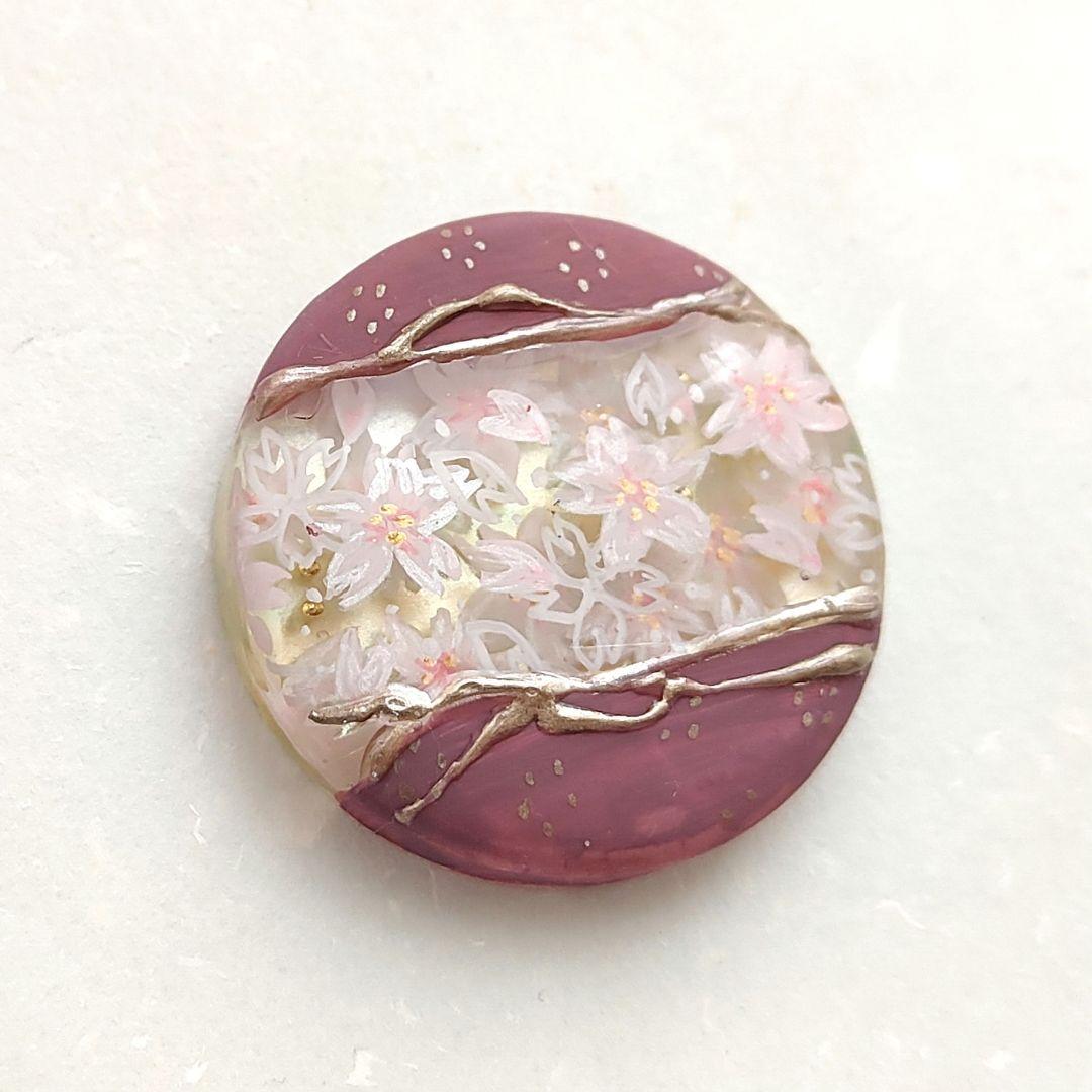 【739】ハンドメイド　レジン　ヘアゴム　ポニーフック