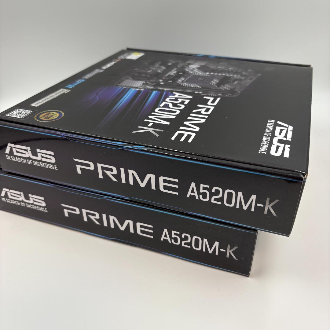 【新品未使用】ASUS PRIME A520M-K マザーボード 2個まとめ売り