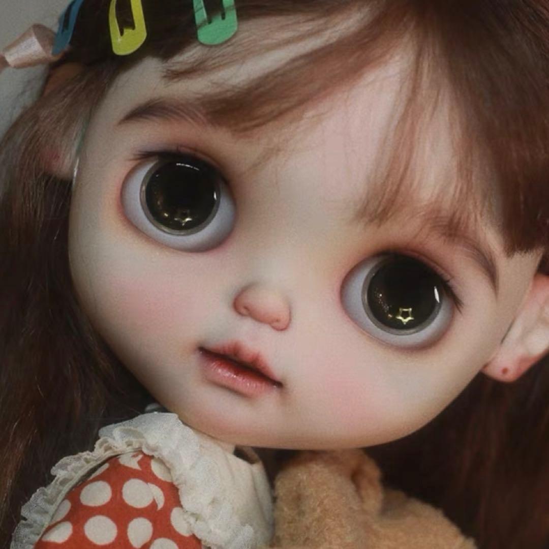 カスタムブライス 作家様 かわいい 幼い ナチュラルメイク カスタムドール
