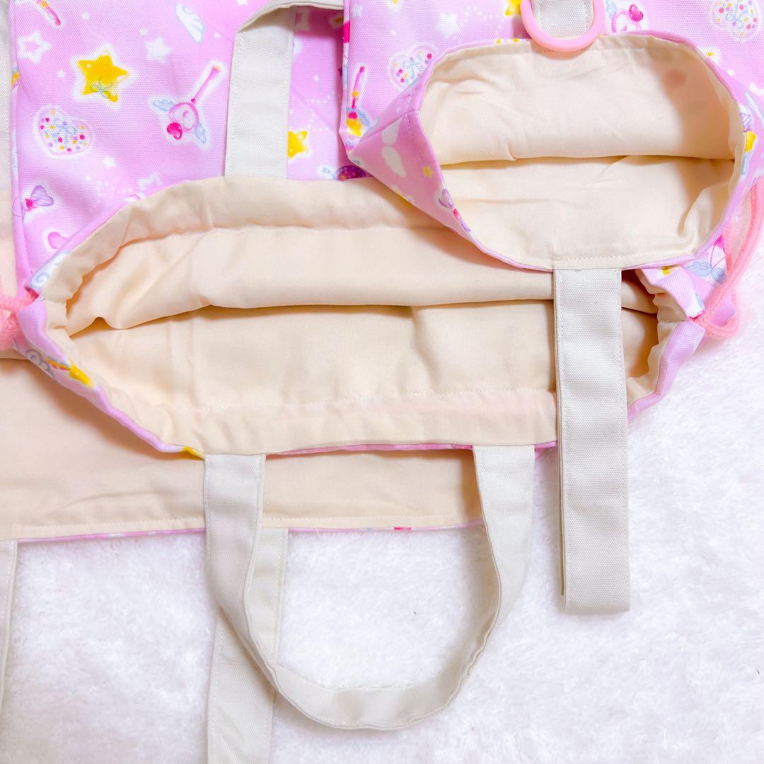 入園セット　ピンク　かわいい　入園入学セット　女の子　ゆめかわ　5点　レース