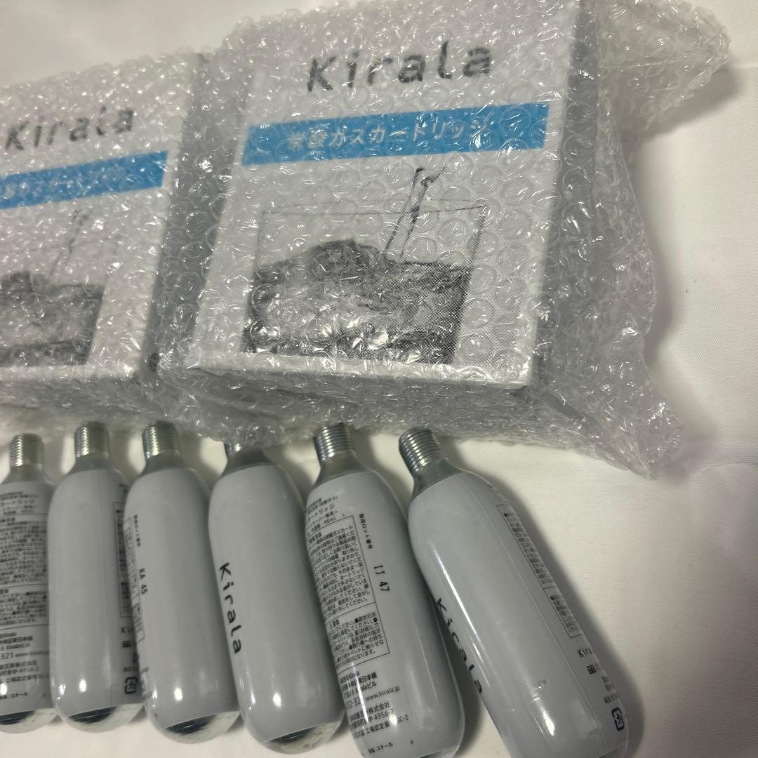 kirala★キララ　炭酸ガスカートリッジ18本