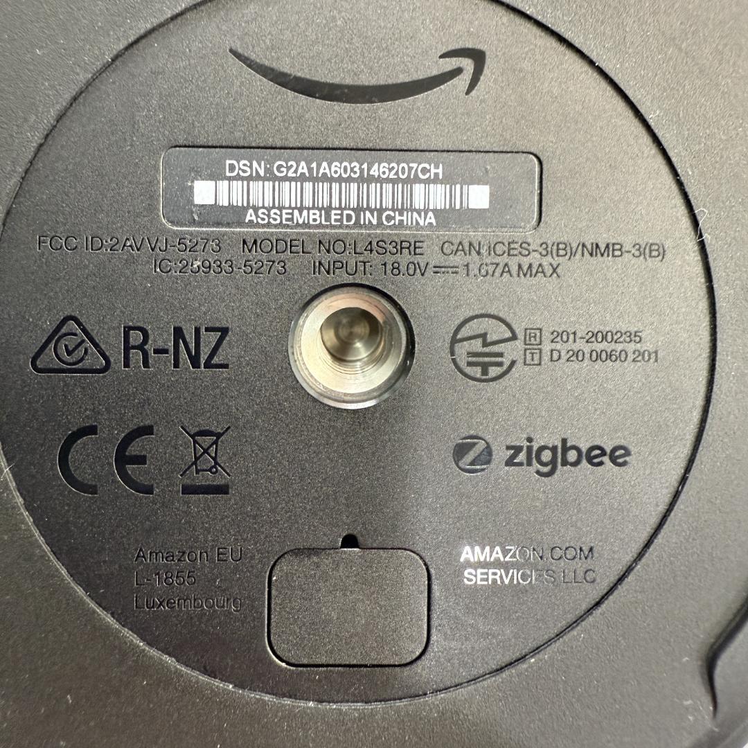 amazon Echo 第4世代 Alexa チャコール L4S3RE 動作OK