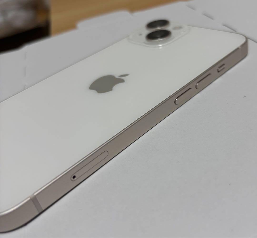Apple iPhone 14 128GBスターライトSIMフリー 古中A+美品