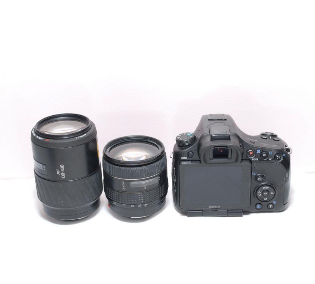 ✨スポーツ観戦に✨SONY α65✨超望遠レンズ付き✨ダブルレンズ✨スマホ転送
