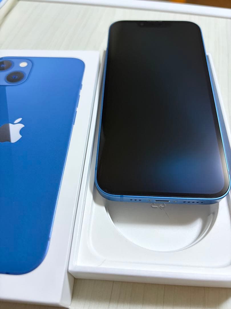Apple iPhone 13 ブルー 本体箱付き