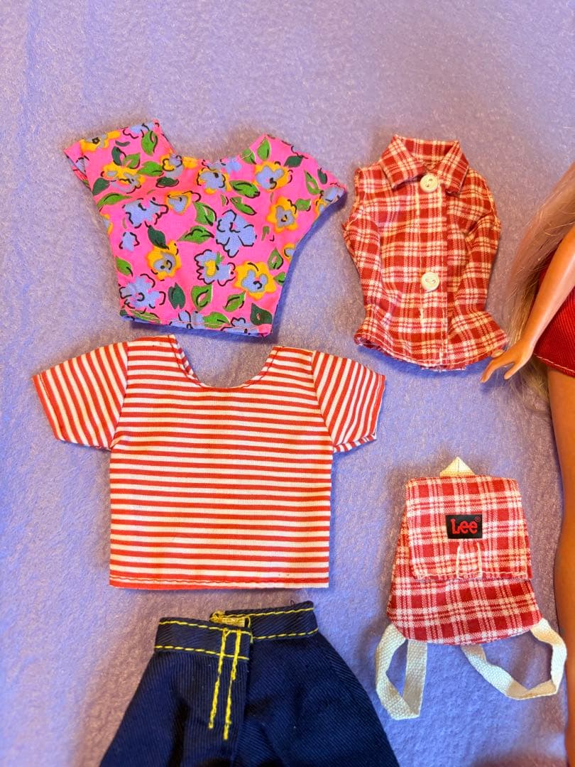 アンティーク雑貨 Barbie Lee Jeans Fashions Easy To Dress