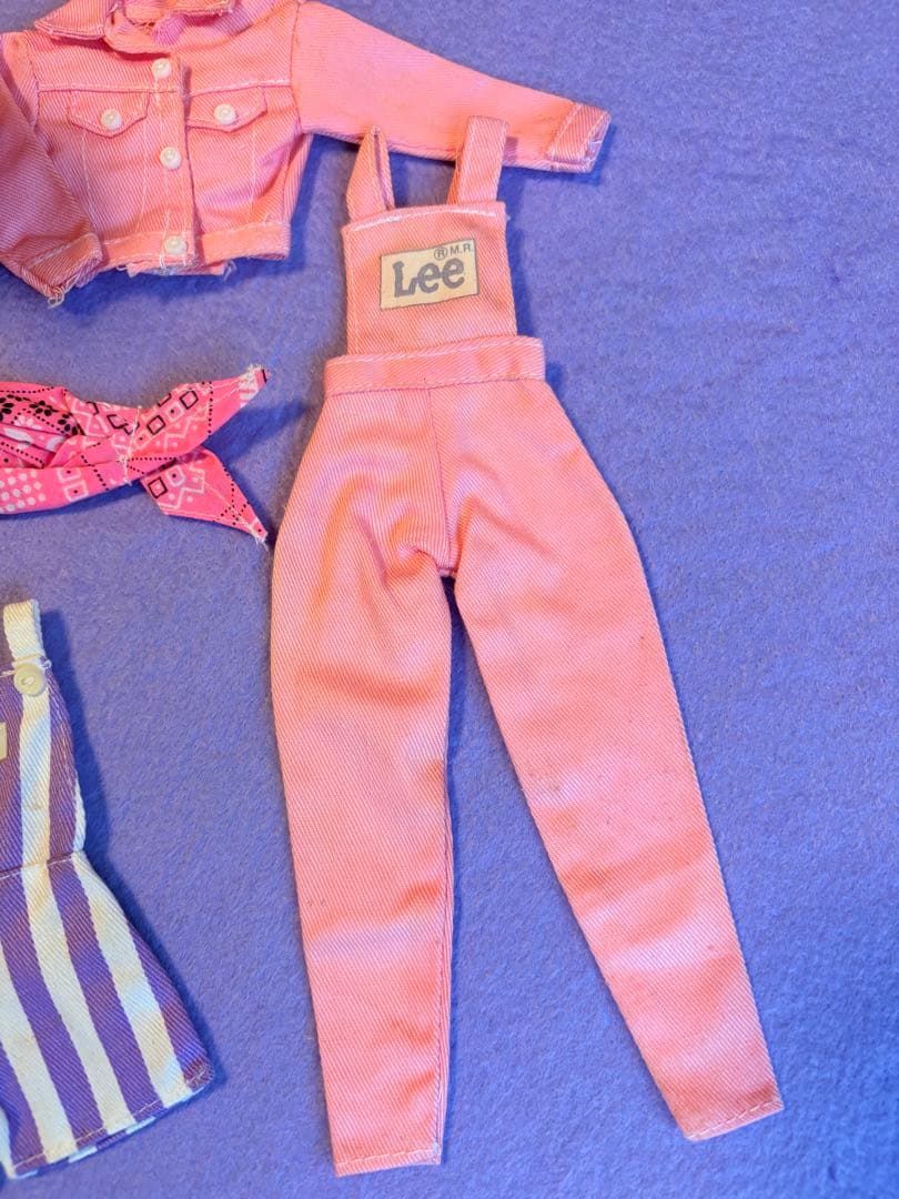 アンティーク雑貨 Barbie Lee Jeans Fashions Easy To Dress