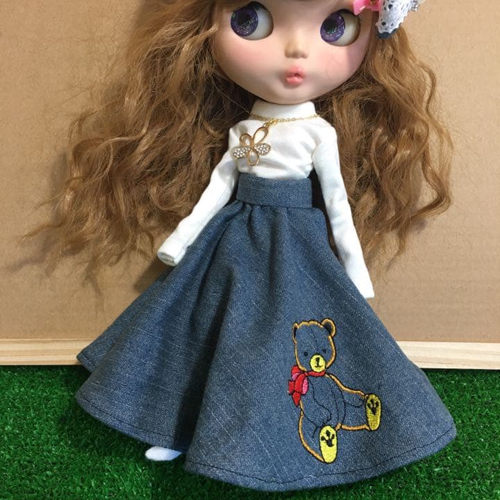 ブライス、アイシードール autofwitto ドール服  スカート❤
