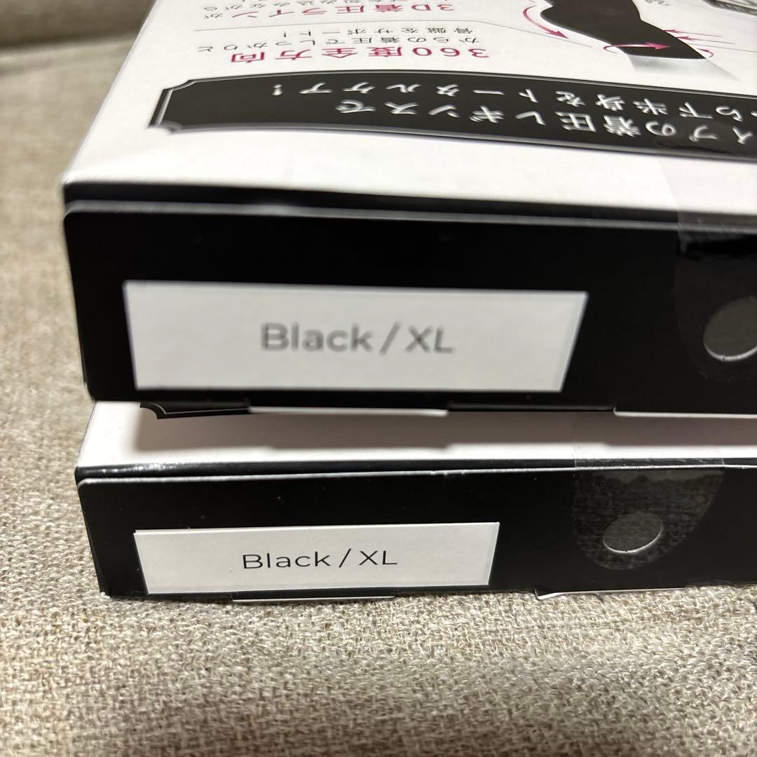ベルシリーズ　着圧 レギンス ブラック　XL 黒　　LL 2L