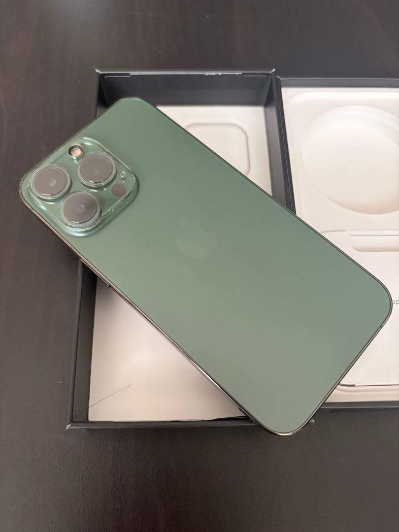 値下げ可！iPhone13Pro 128GB アルパイングリーン 美品