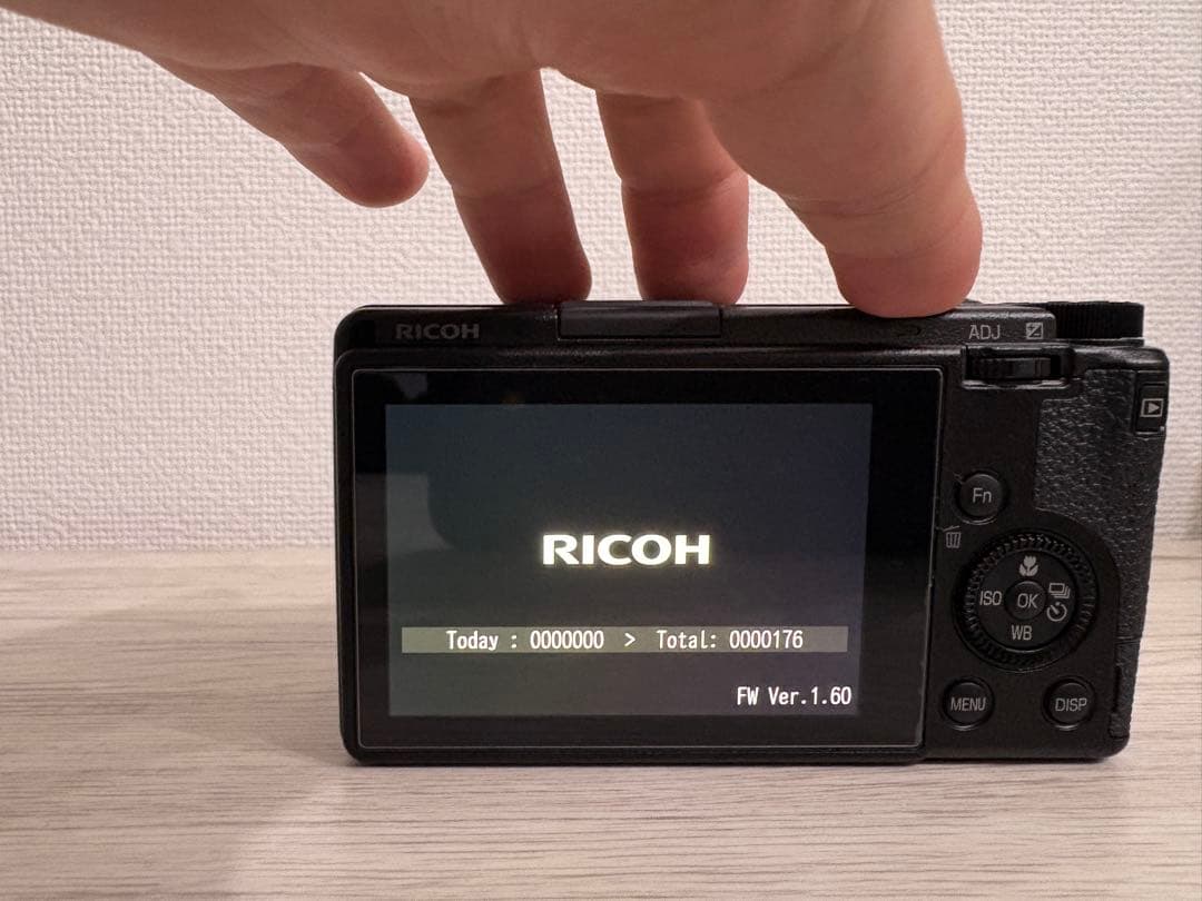 【極美品】RICOH GR IIIx ショット数176回 UVフィルター付き