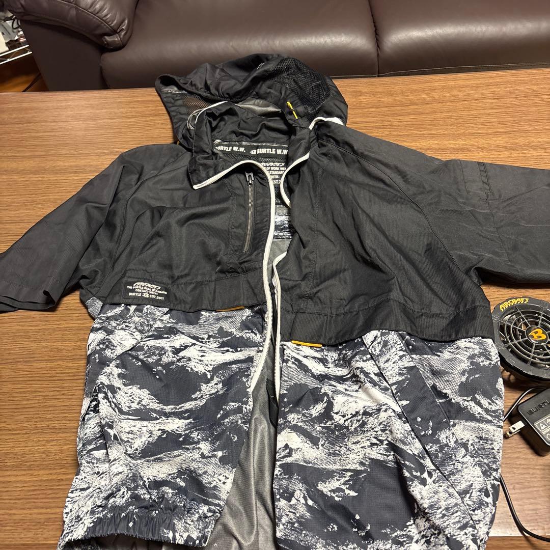 バートル　半袖　XXL 空調服　バッテリー　22V ファン　セット