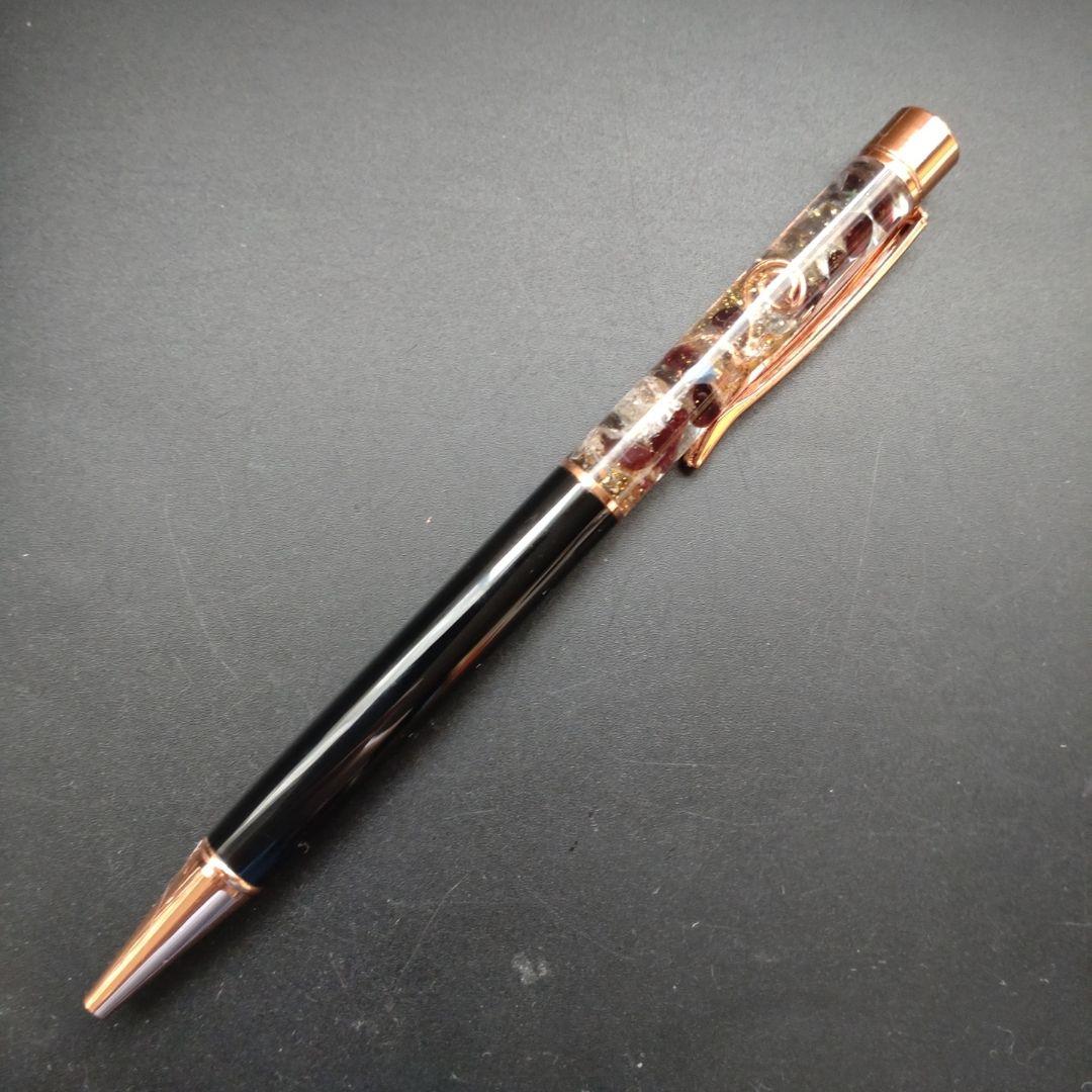 ガーネット 強波動  オルゴナイト　ボールペン