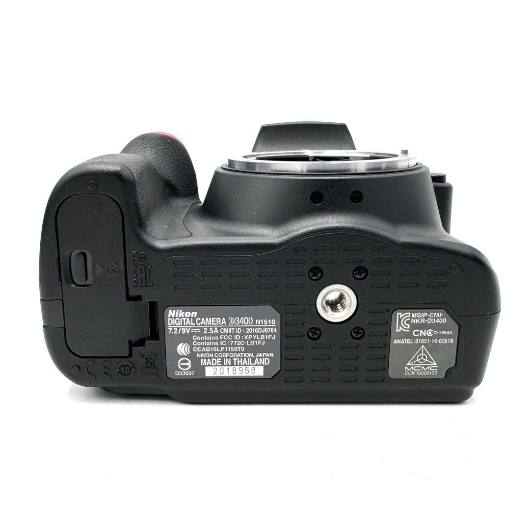動作良好 Wi-Fi搭載 Nikon ニコン D3400 レンズキット