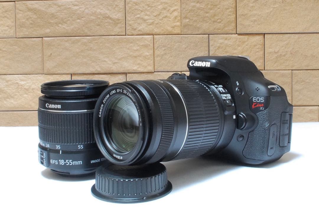 Canon Kiss X5 ダブルレンズ バッグ付き 初心者おすすめセット 美品