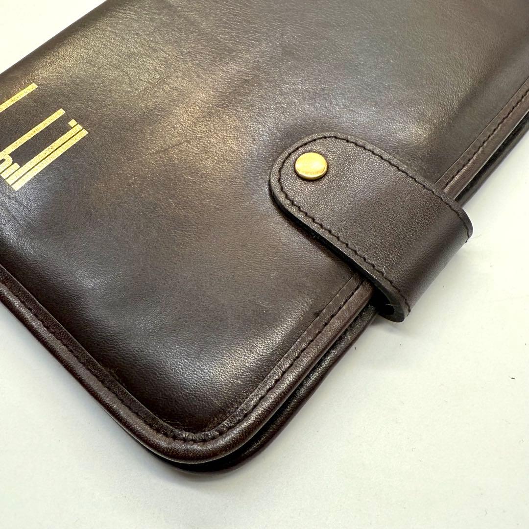 dunhill ダンヒル レザー ネクタイケース 出張や旅行に