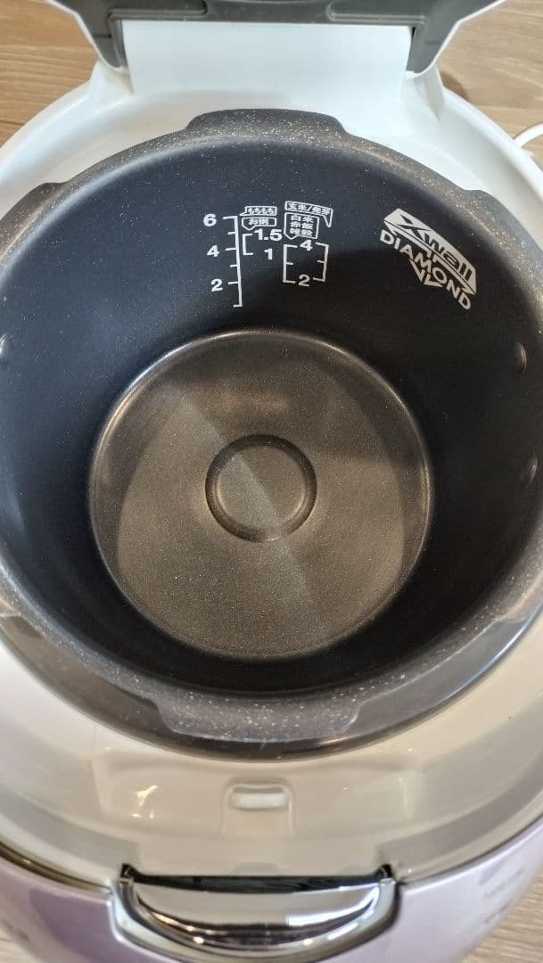 なでしこ健康生活　炊飯器　CRP-N0610N 　取扱説明書あり