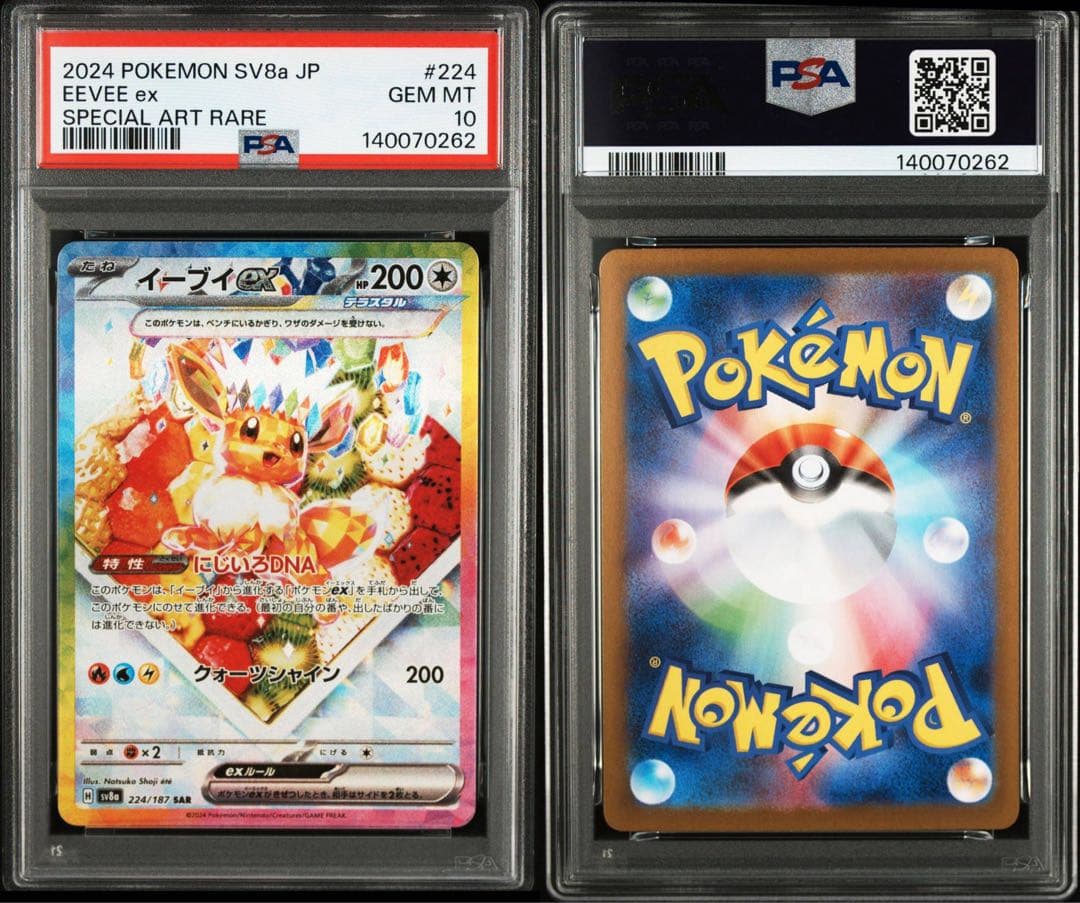 【All PSA10】19連番！　ブイズsar ブイズマスターボール