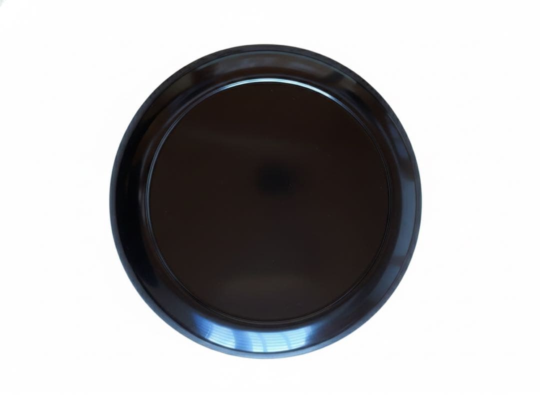 【希少】宮崎漆器 堆錦（ついきん）丸盆 独楽（こま）柄 伝統工芸品 献上工房