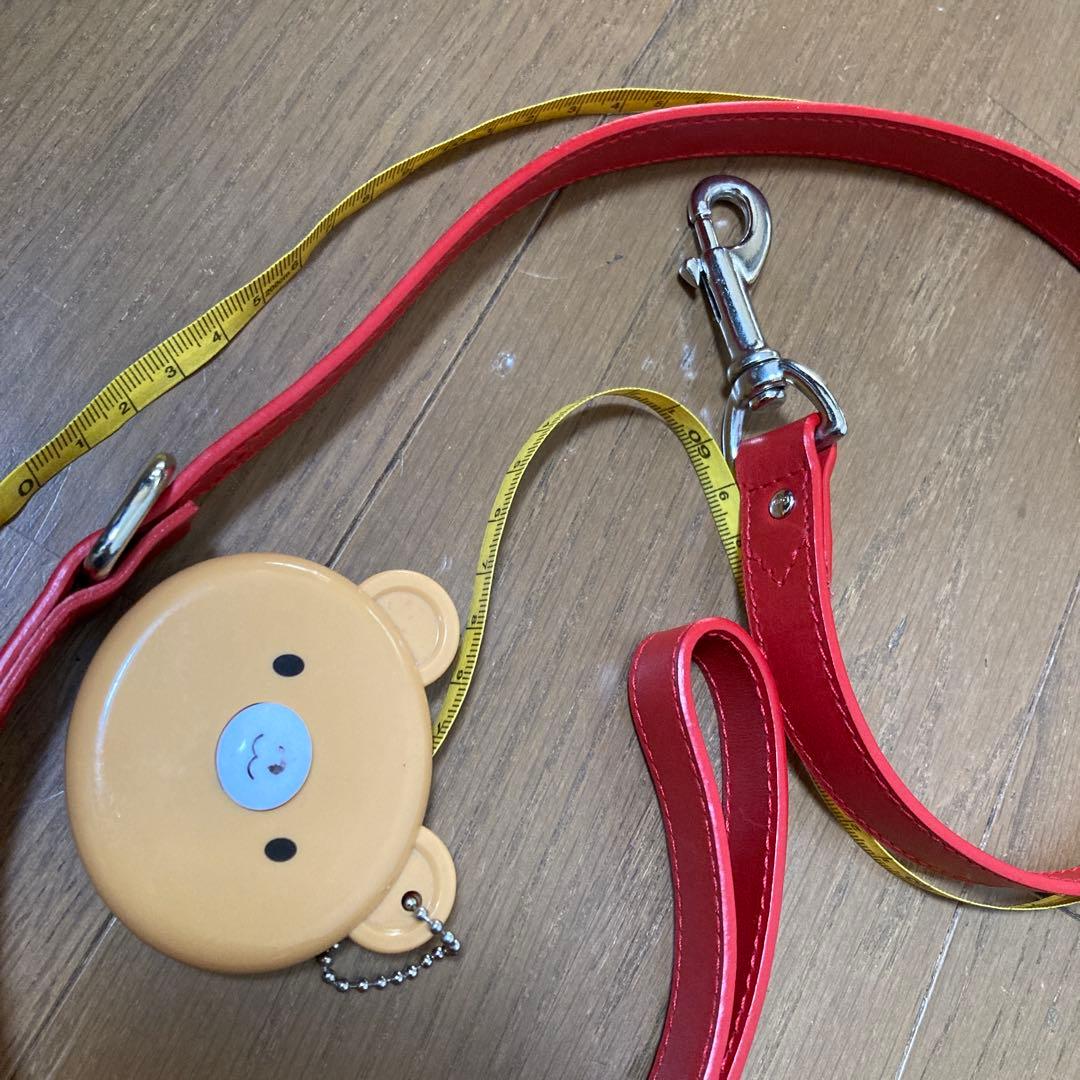 LOEWE レッド レザー使用 犬用リード 赤 未使用 ロエベ