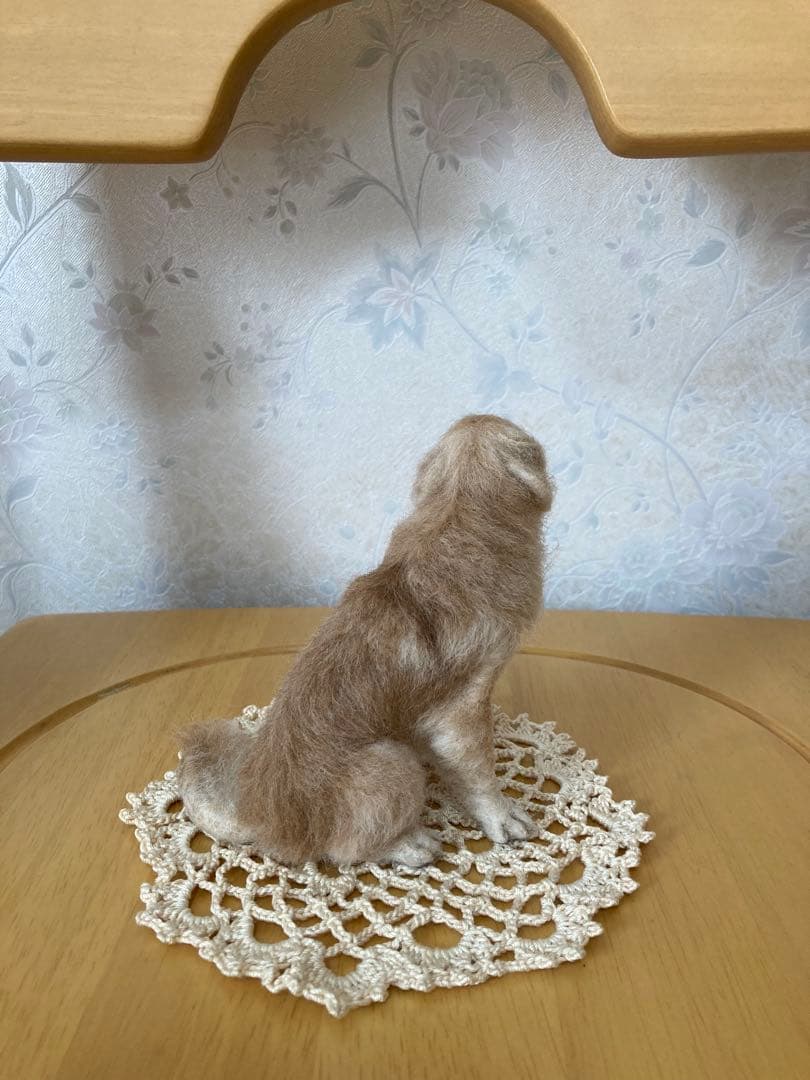羊毛フェルト　ハンドメイド　ゴールデンレトリバー