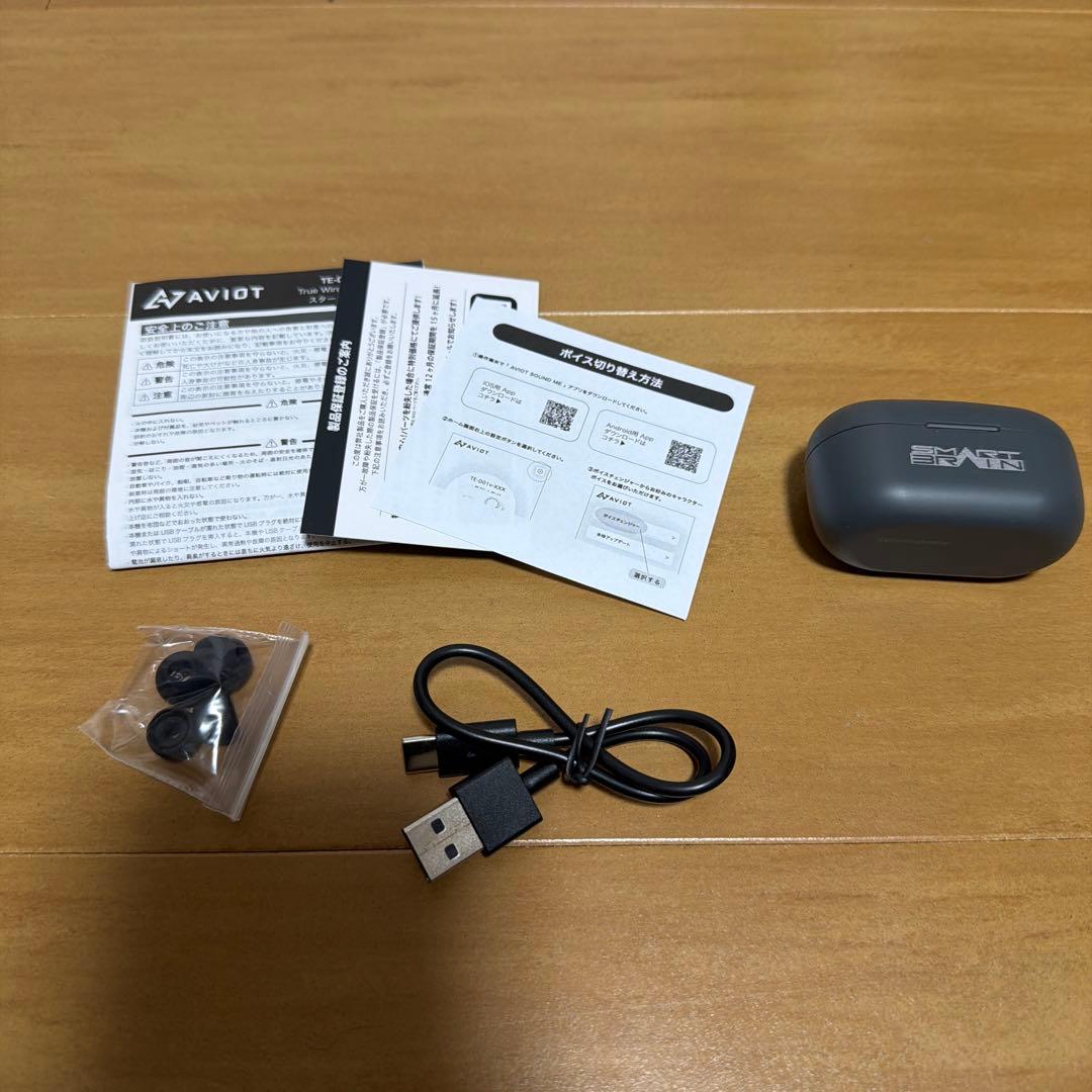 AVIOT SMART BRAIN ワイヤレスイヤホン TE-D01v-555