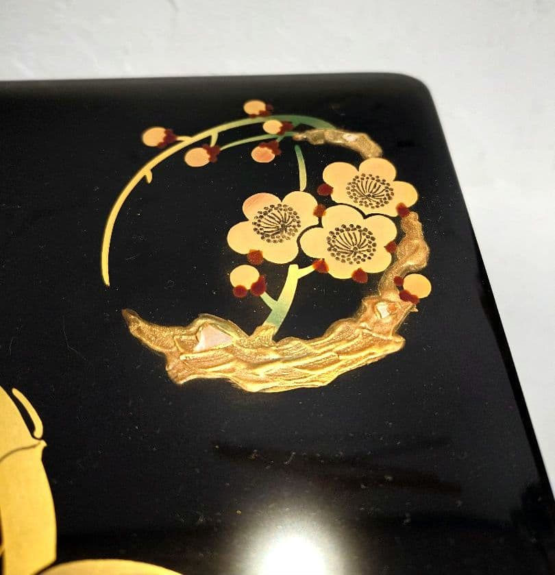 菊華堂 孔雀屋利吉 御重箱 三段重 本漆器 豪華金彩 蒔絵 竹 梅 菊 伝統工芸
