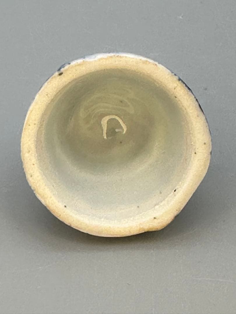 茶道具　香合　真清水蔵六　吹墨 堅螺香合