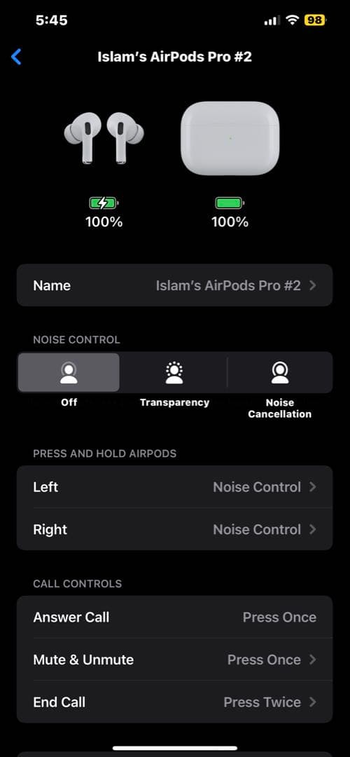 AirPods Pro 本体 第1世代ブラックケース付き