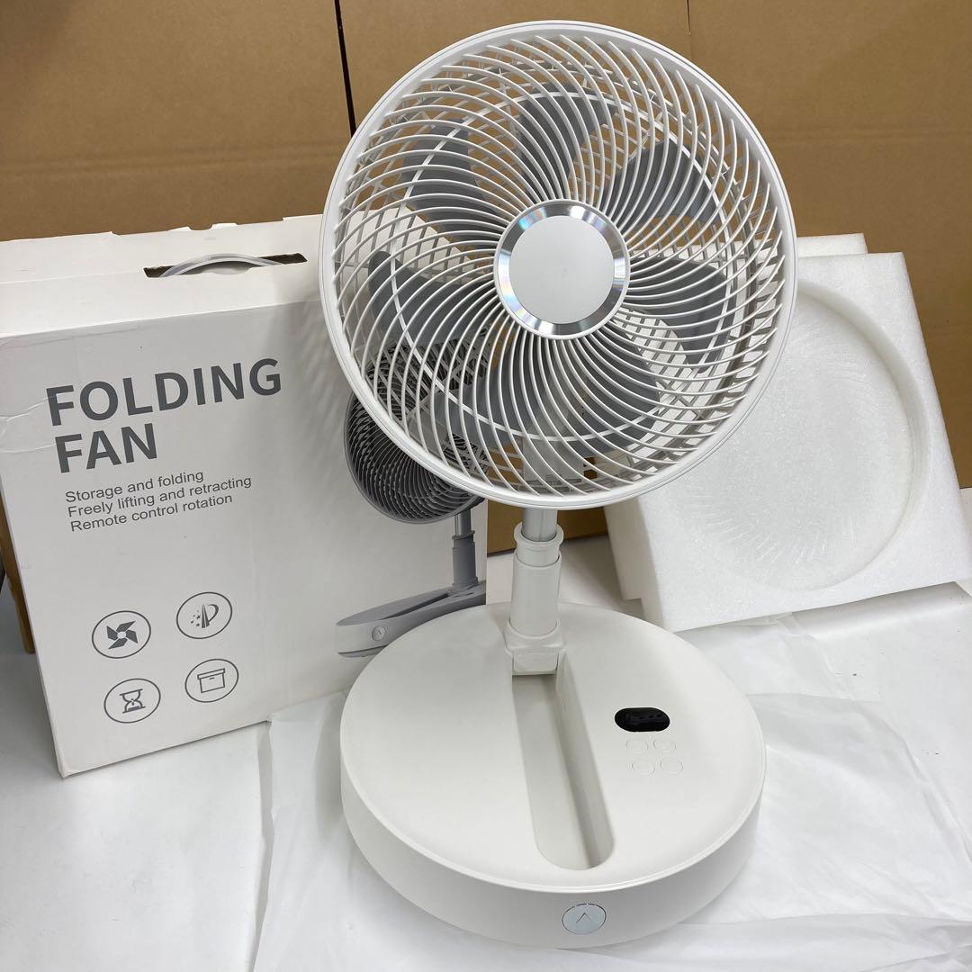 扇風機 コードレス 折りたたみ 首振り リモコン 充電式 アウトドア 折り畳み