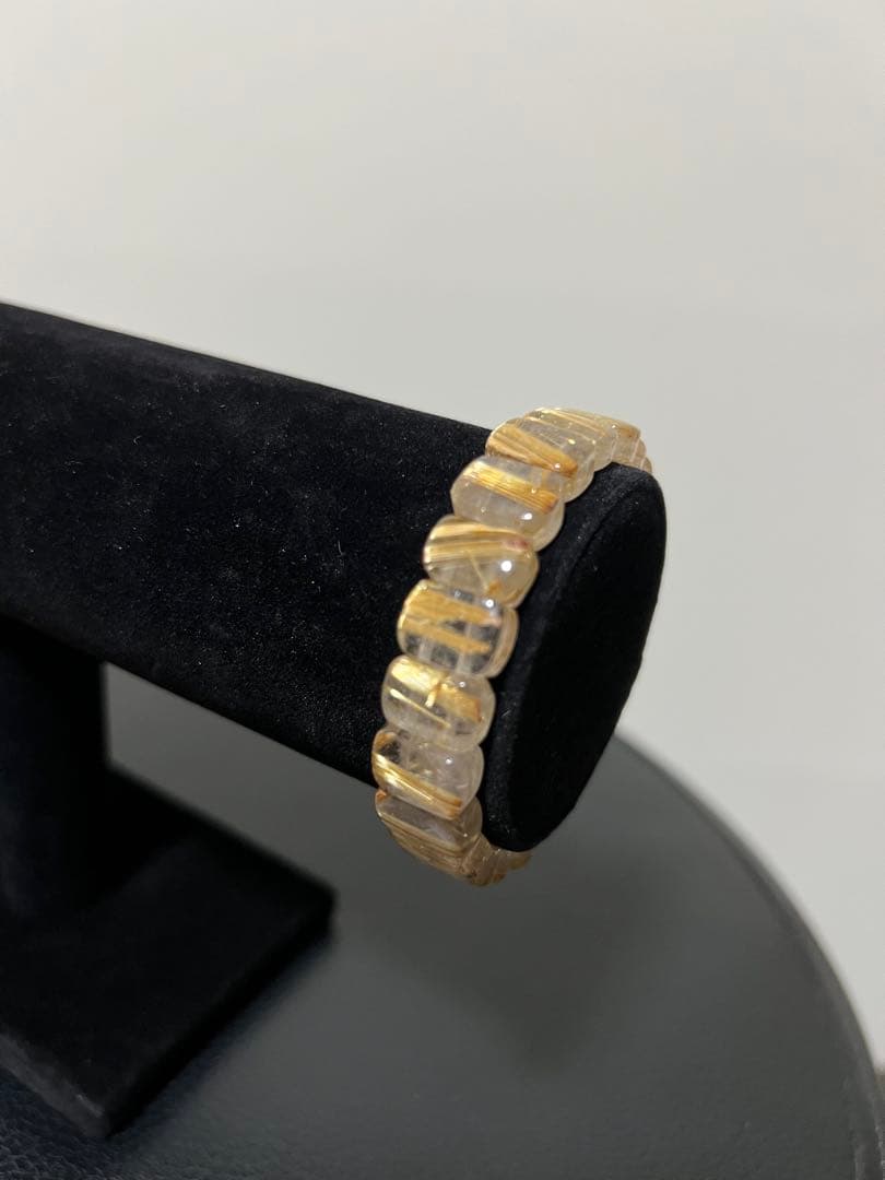 ✨天然ゴールドルチルクォーツブレスレット