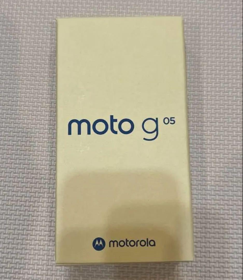 新品未開封　moto g05 ミスティーブルー